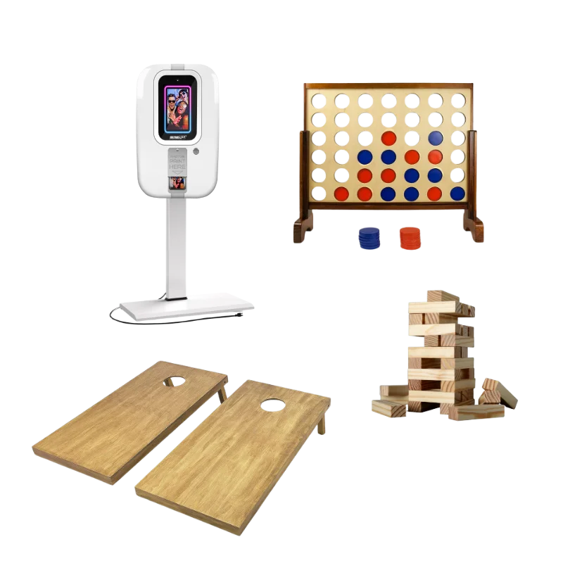 Yard Games & Photo Booth Package (SAVE $25)