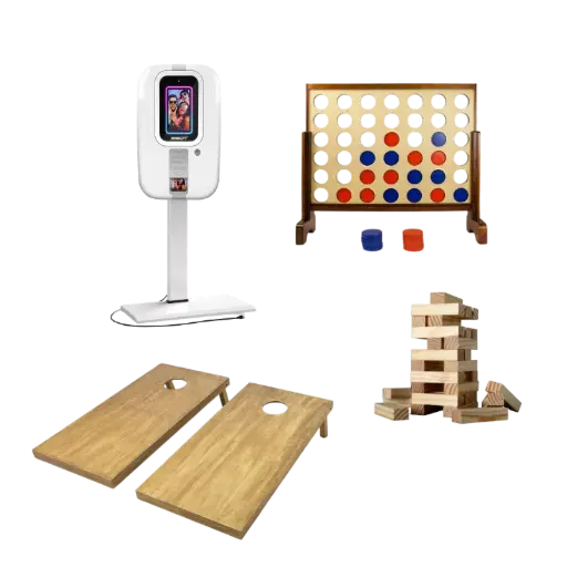 Yard Games & Photo Booth Package (SAVE $25)
